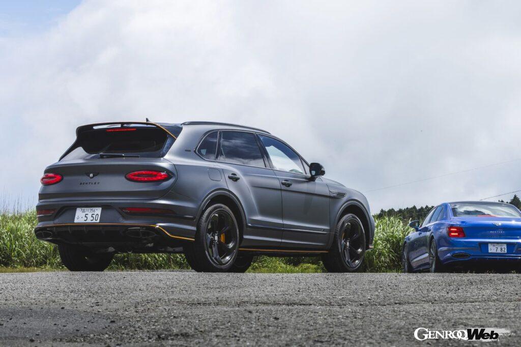 “ベントレー史上最もエッジの効いたSUV”を謳うベンテイガ・ブラックエディション。