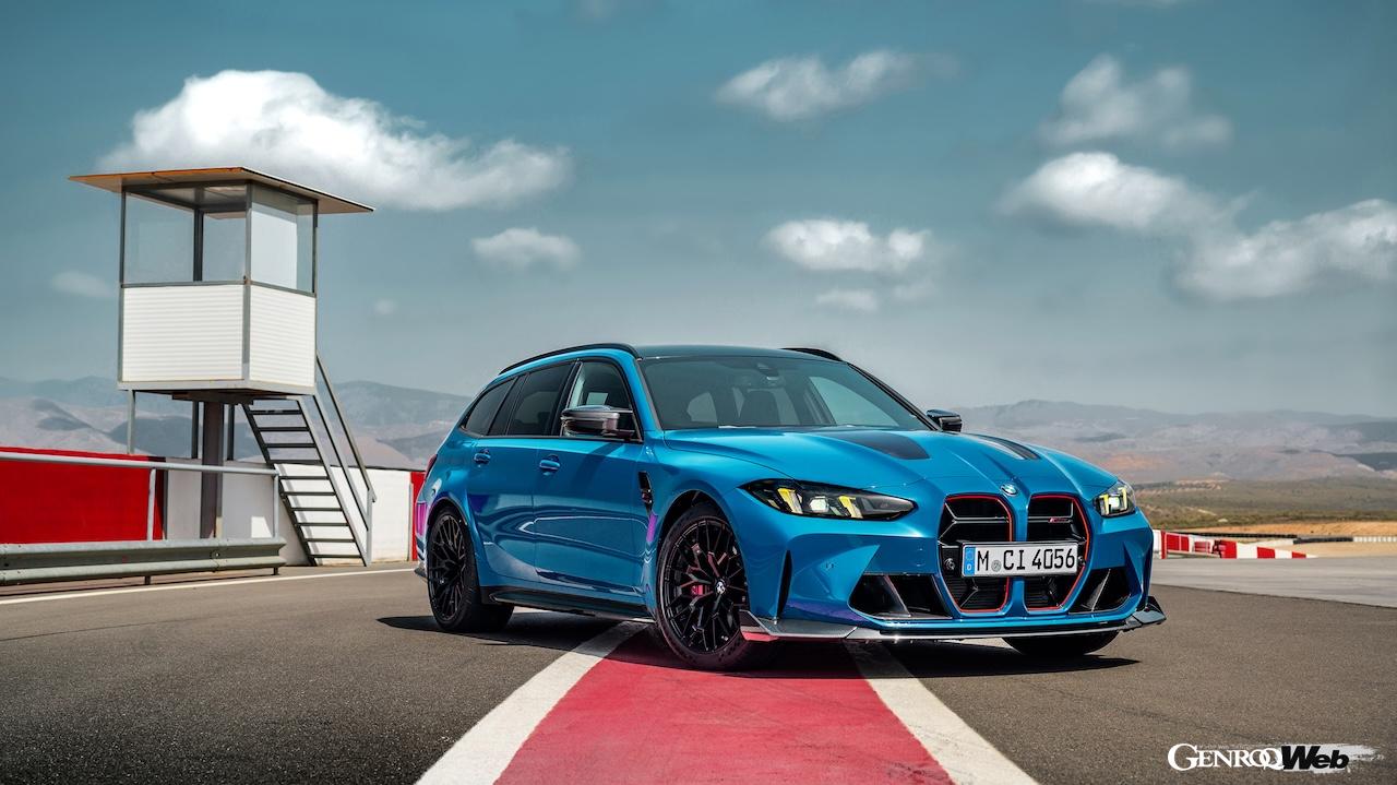 30台が限定導入される「BMW M3 CS ツーリング」のエクステリア。