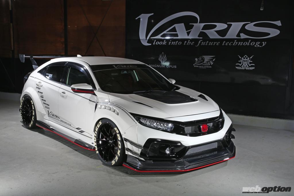 バリス フロントバンパー シビックタイプR FK8 VARIS エアロ 中古