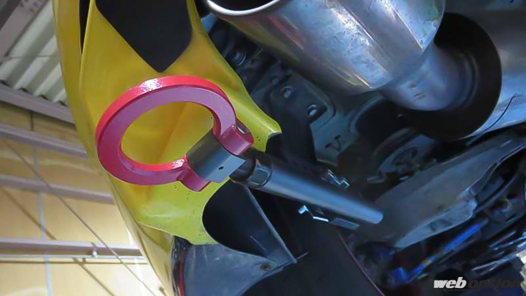 Z33＆Z34乗り必見！」様々なバンパーに対応するリヤ牽引フック誕生