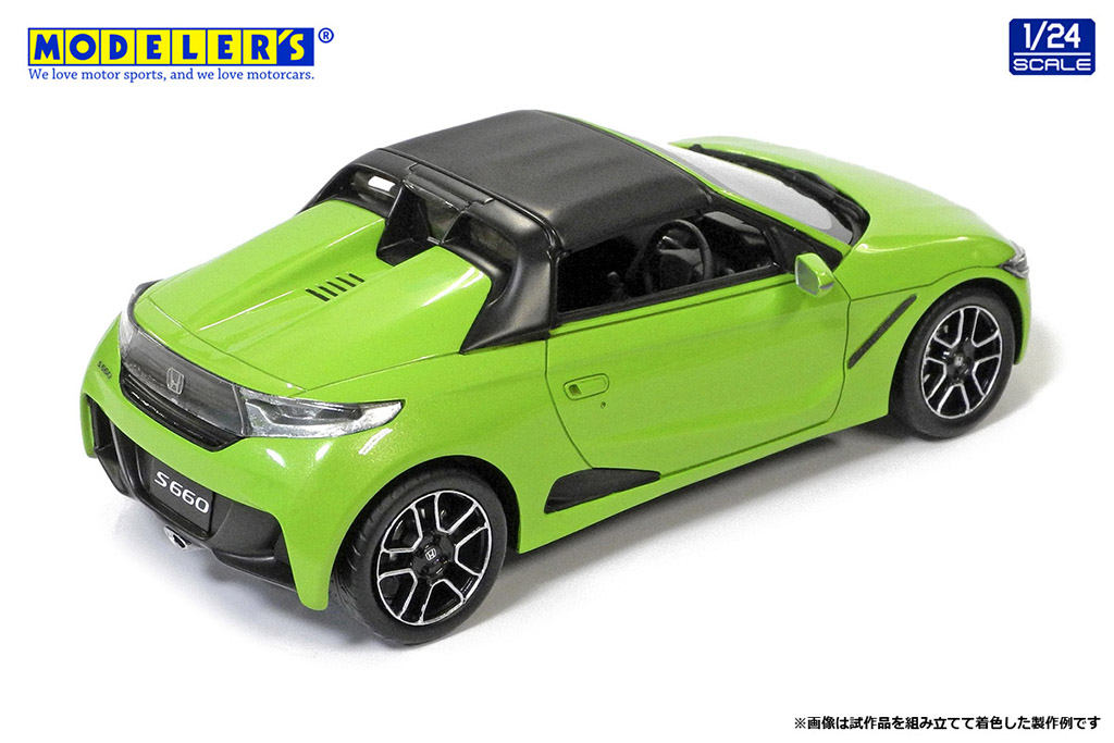 ルーフは開閉選択式！」プラモ初心者も楽しめる1/24スケールのS660発売