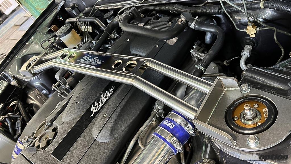 R33系GTR/スカイラインタワーバー 第二世代GT-R乗り必見」ガレージアクティブのタワーバーが