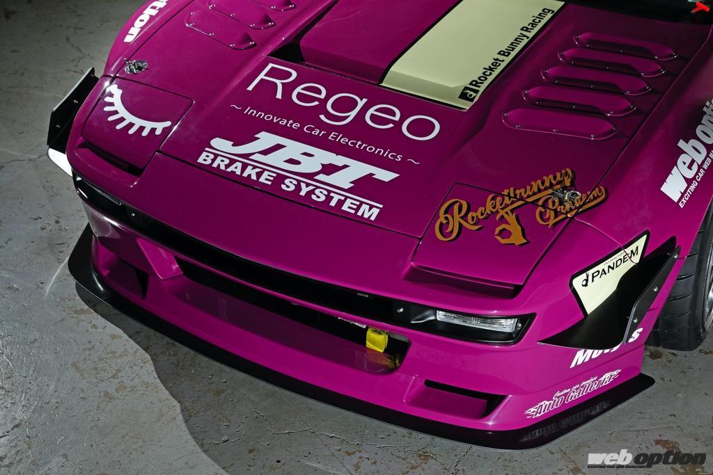 パンデム仕様の超美麗180SXが降臨！」平成レトロを極めたワイド