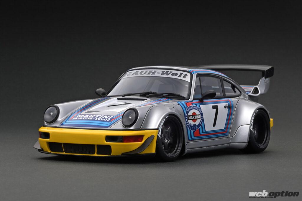 RWB964 マルティニ1/18イグニション フラット6『M64』ユニットも付属！」イグニッションモデルから
