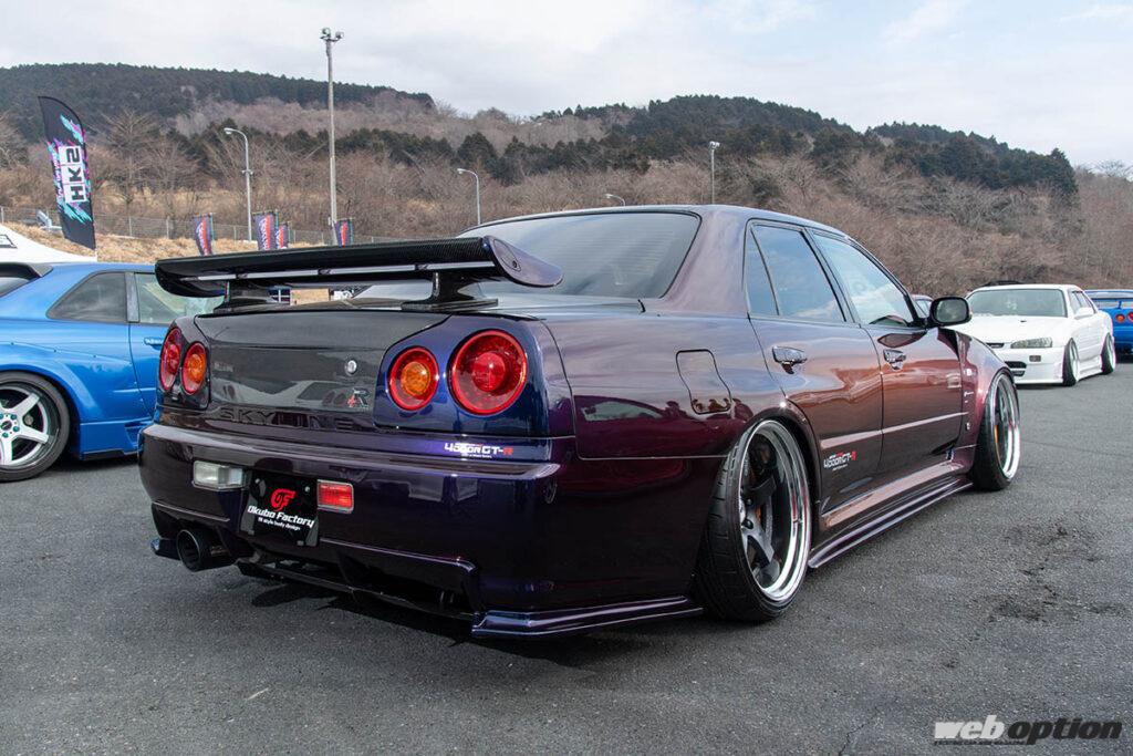 これぞR34マニア究極の贅沢！」ER34セダンをベースに仕上げられた至極