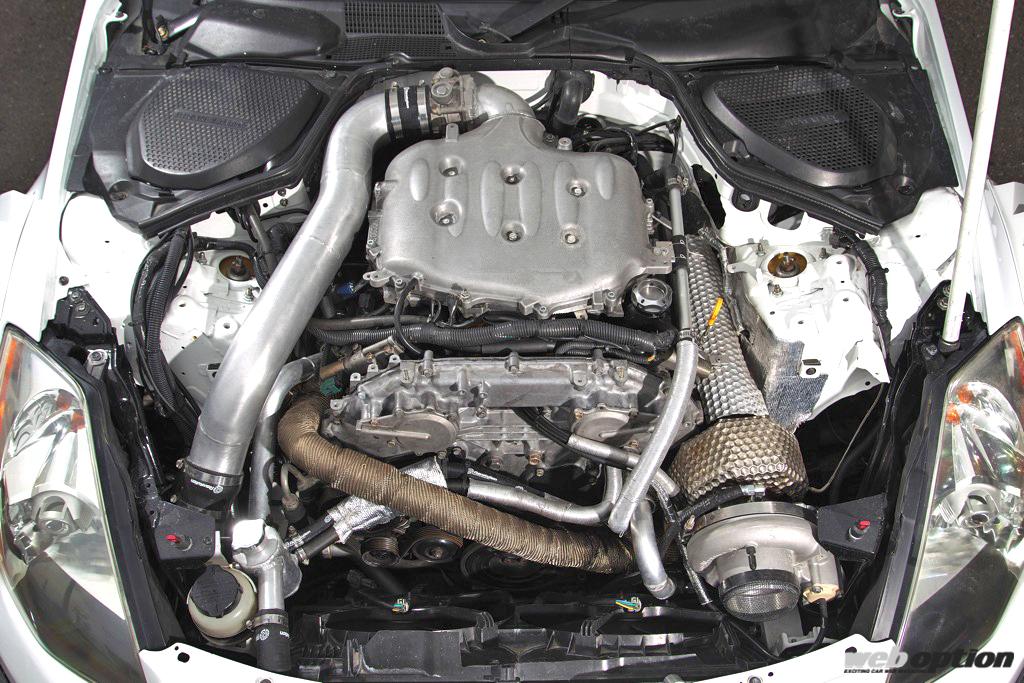 オーバー800馬力の流麗なZ33、現る」VQ35DE改ターボ仕様で830馬力を