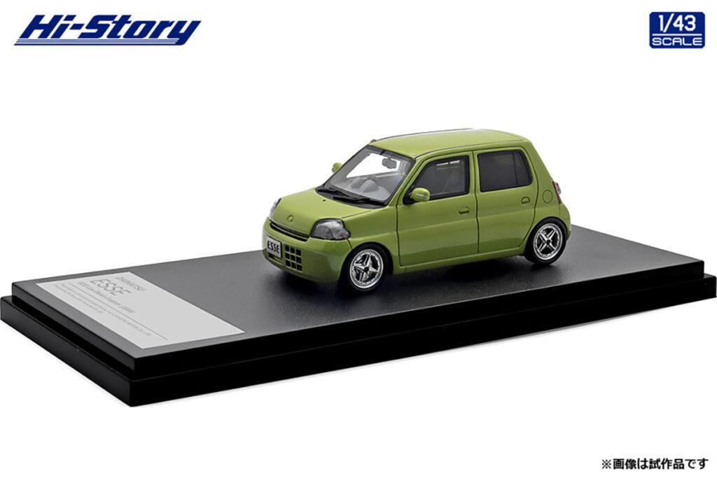 ダイハツ エッセ　1/43 ハイストーリー 1/43 ダイハツ エッセ X 2006 サンセットオレンジ