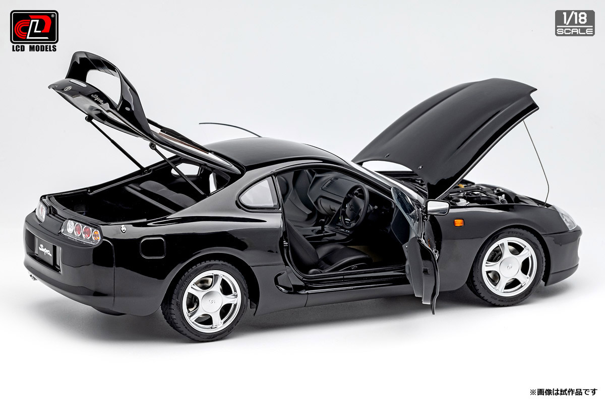 可動式リフトと2JZキーホルダーも付属！」超精巧な1/18スケールのJZA80