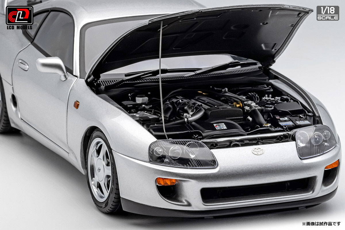 可動式リフトと2JZキーホルダーも付属！」超精巧な1/18スケールのJZA80