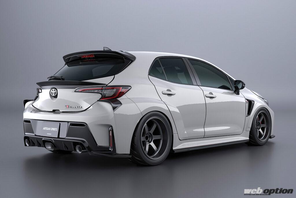 GRカローラ用ボディキットが早くも登場！」アーティシャンスピリッツ