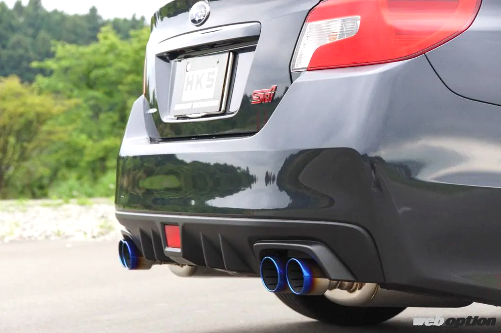 WRX STI排気チューン考察」市場で大人気のHKSスーパーターボマフラーは