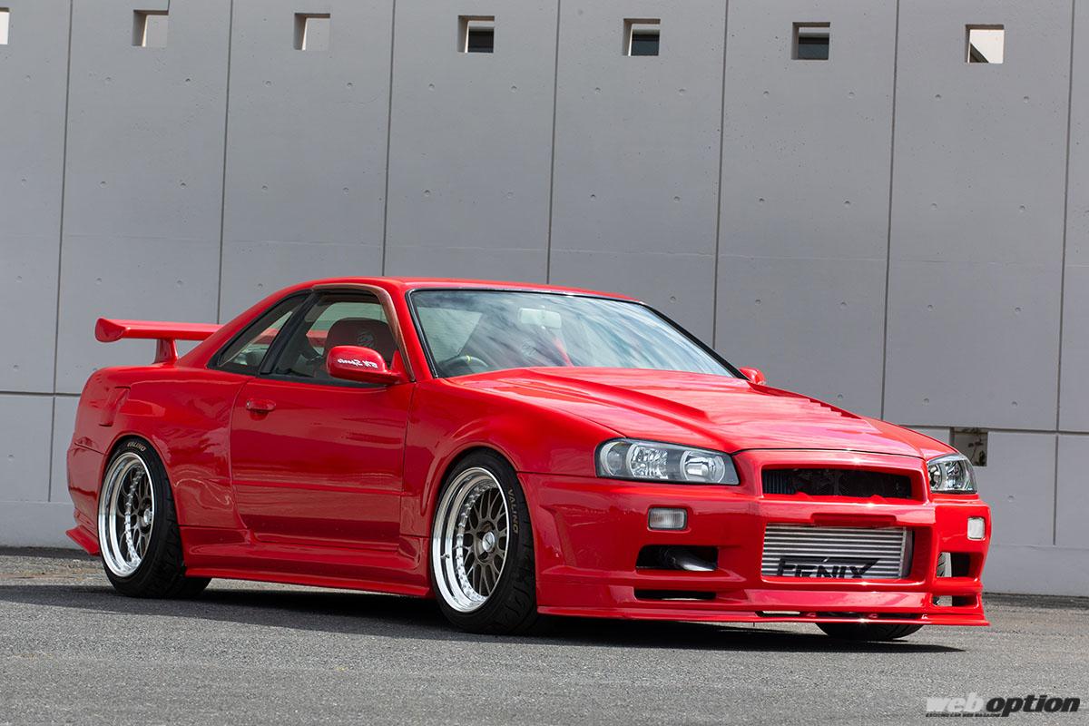 老舗エアロメーカーがR34スカイラインを標的に!?」ドリフト対応の