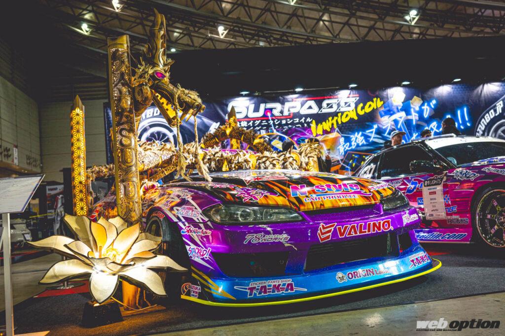 これが真の竹ヤリマフラーだ!?』ドリ車と竹アートの超異色
