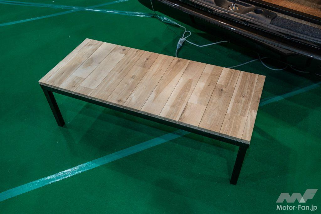 ダイレクトカーズ リトリートNV200IIのテーブル
