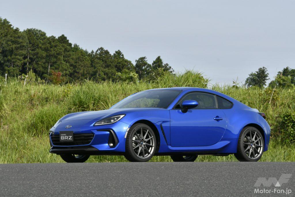 新型スバルBRZのフロントビュー