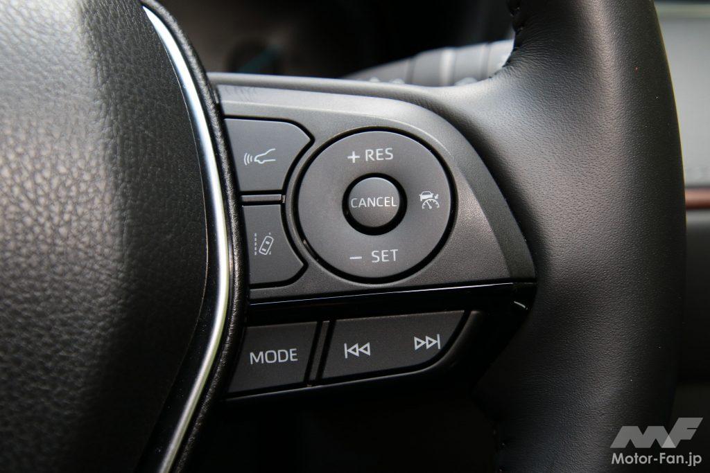 ハリアーのADAS設定スイッチ