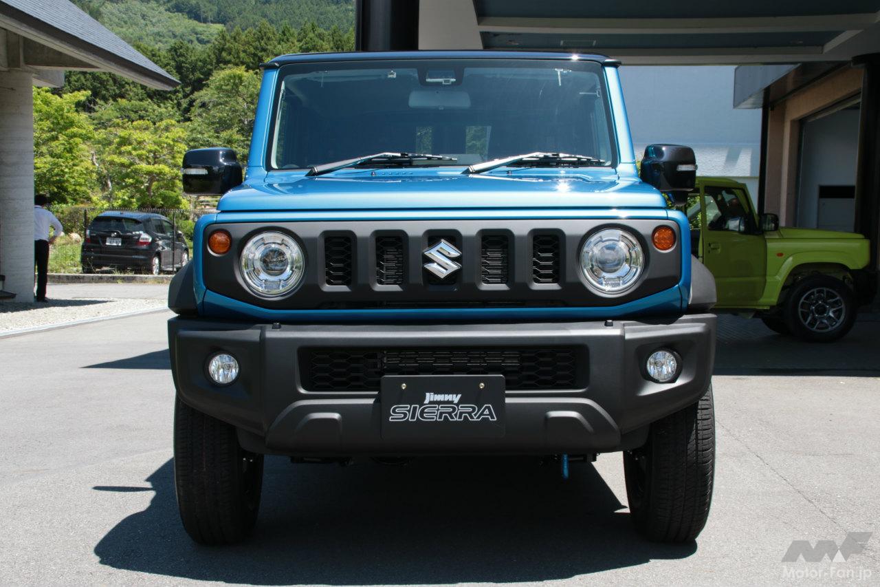 スズキ ジムニーシエラの真正面