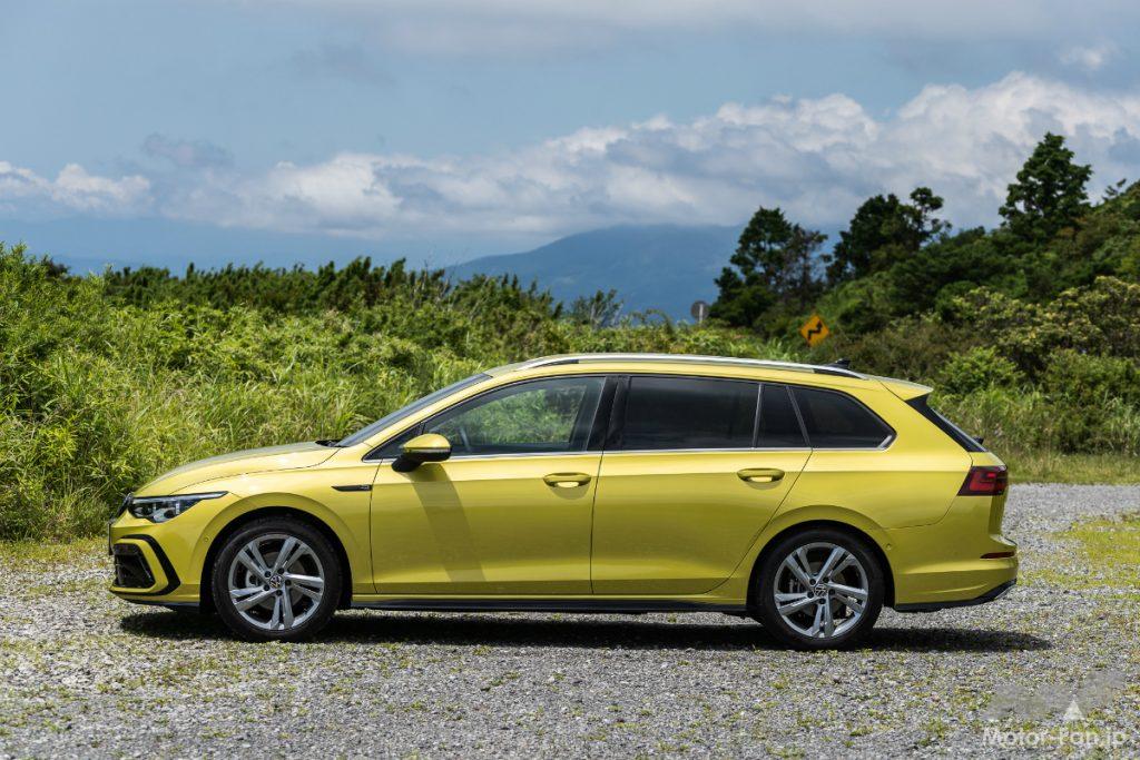 フォルクスワーゲン ゴルフヴァリアントのサイドビュー