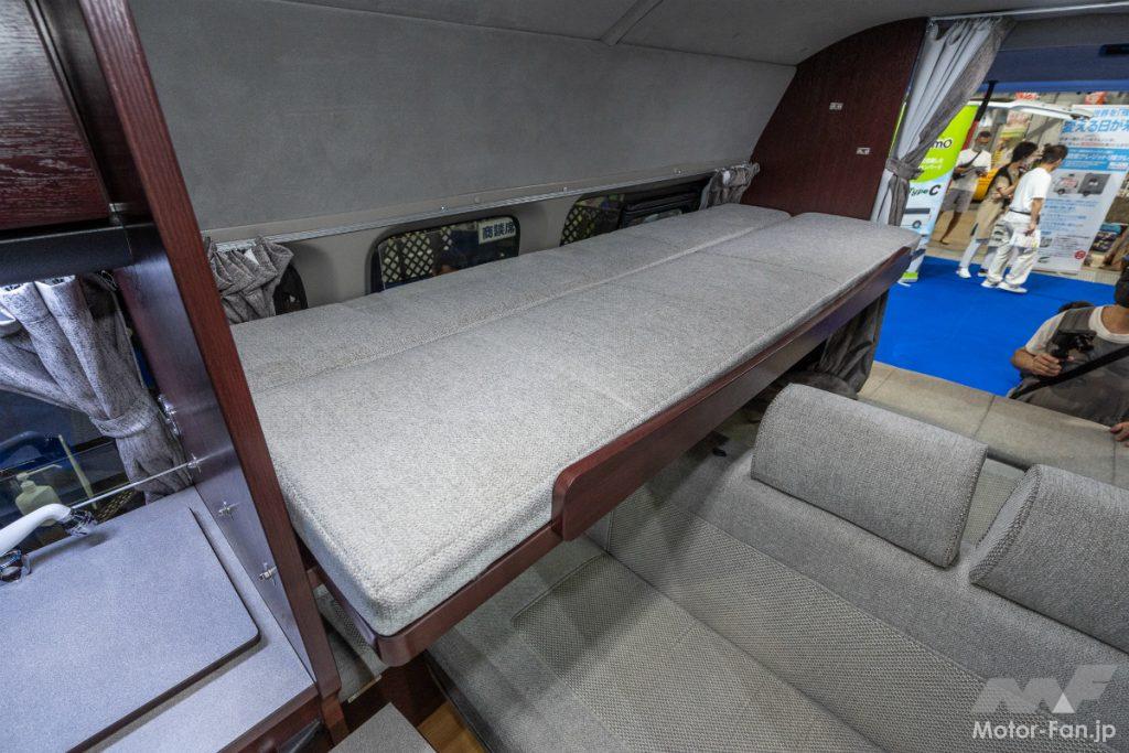 ナッツRV ラディッシュの上段ベッド