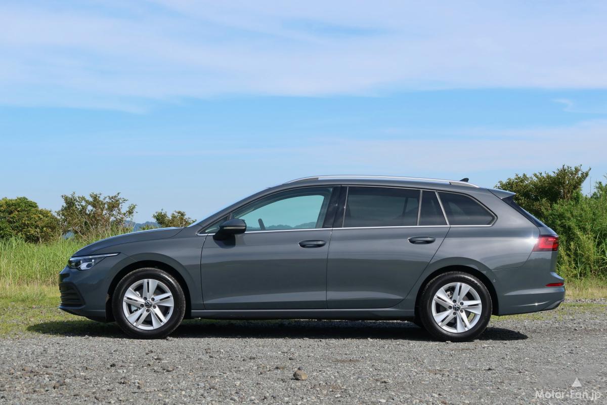 フォルクスワーゲン ゴルフ ヴァリアントのサイドビュー