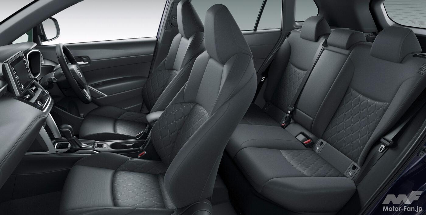 トヨタ カローラクロス Sの内装