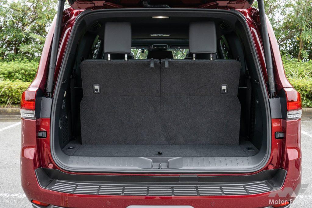 トヨタ ランドクルーザー GR SPORTの荷室（通常時）