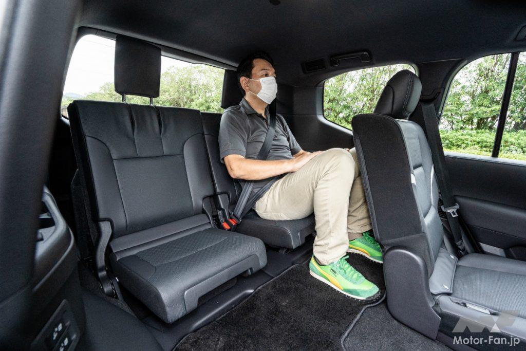 トヨタ ランドクルーザー GR SPORTの3列目席