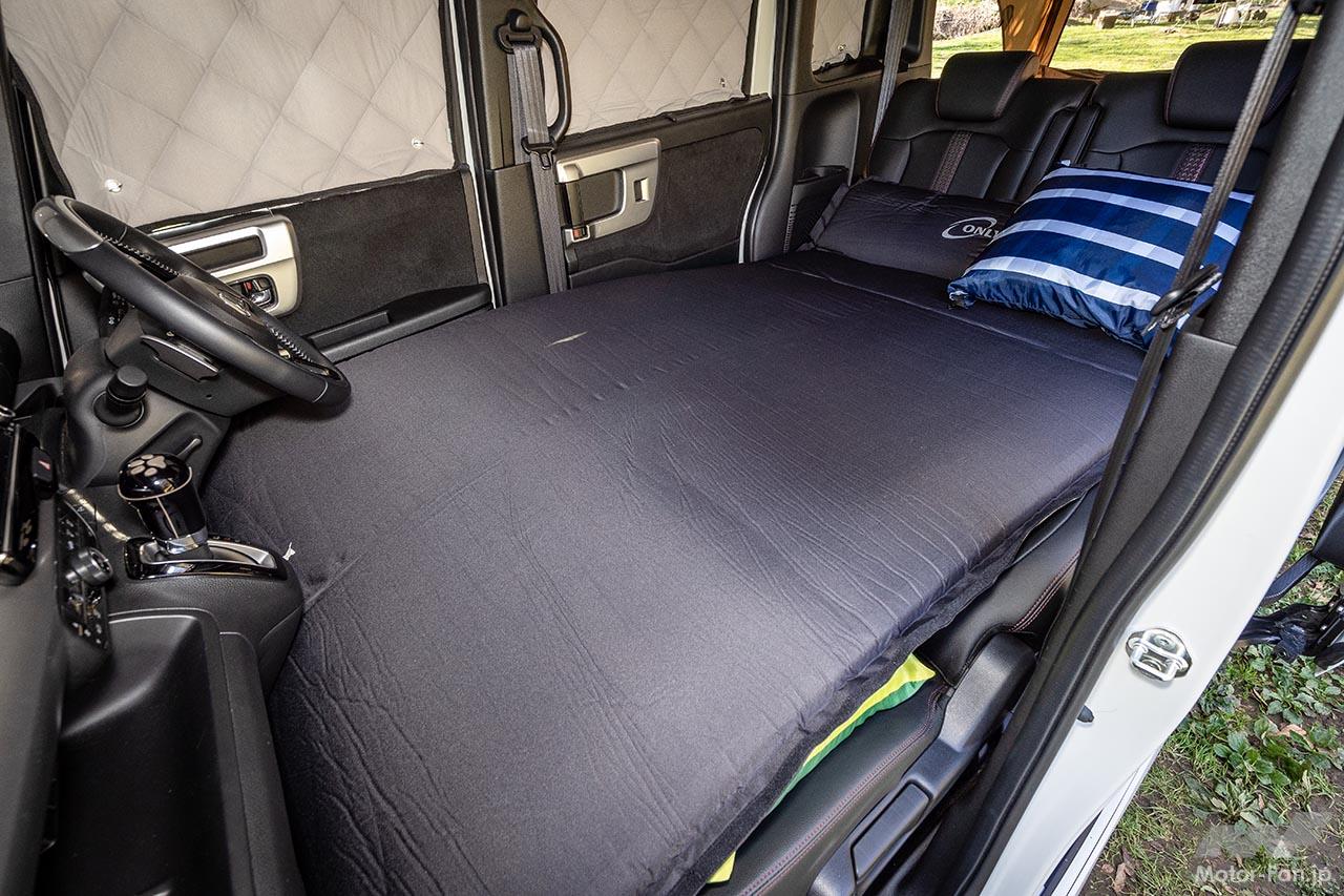 ホンダアクセスN-BOX車中泊