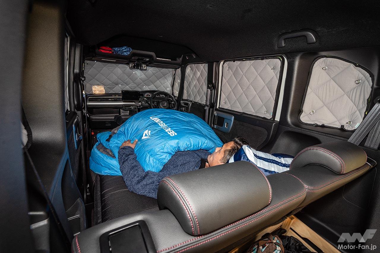 ホンダアクセスN-BOX車中泊
