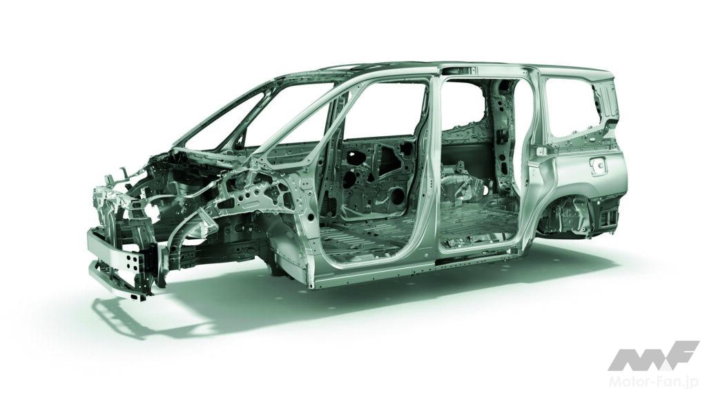 GA-Cプラットフォームを用いた新型ノア/ヴォクシーのボディ骨格