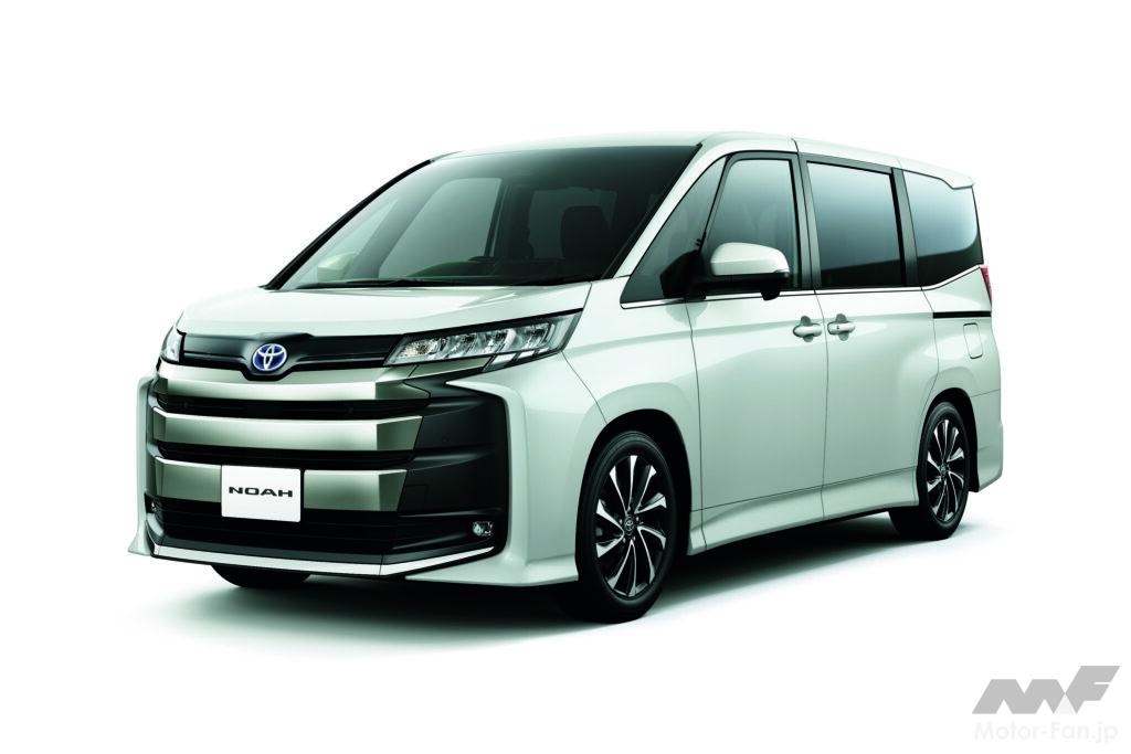 新型ノア・エアロ仕様のフロントまわり