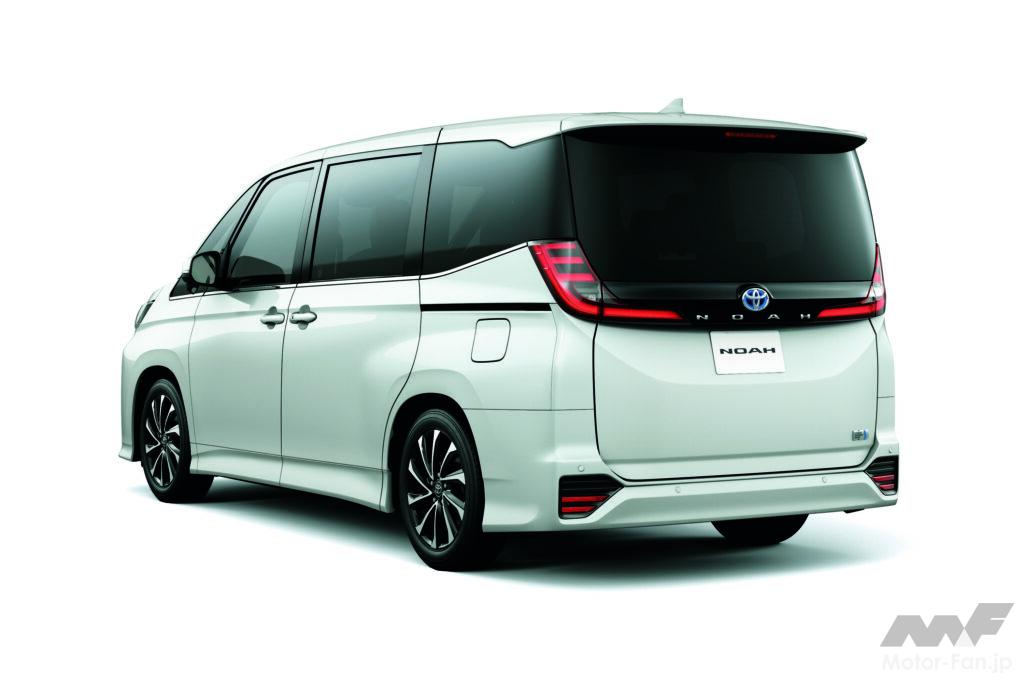 新型ノア・エアロ仕様のリヤまわり