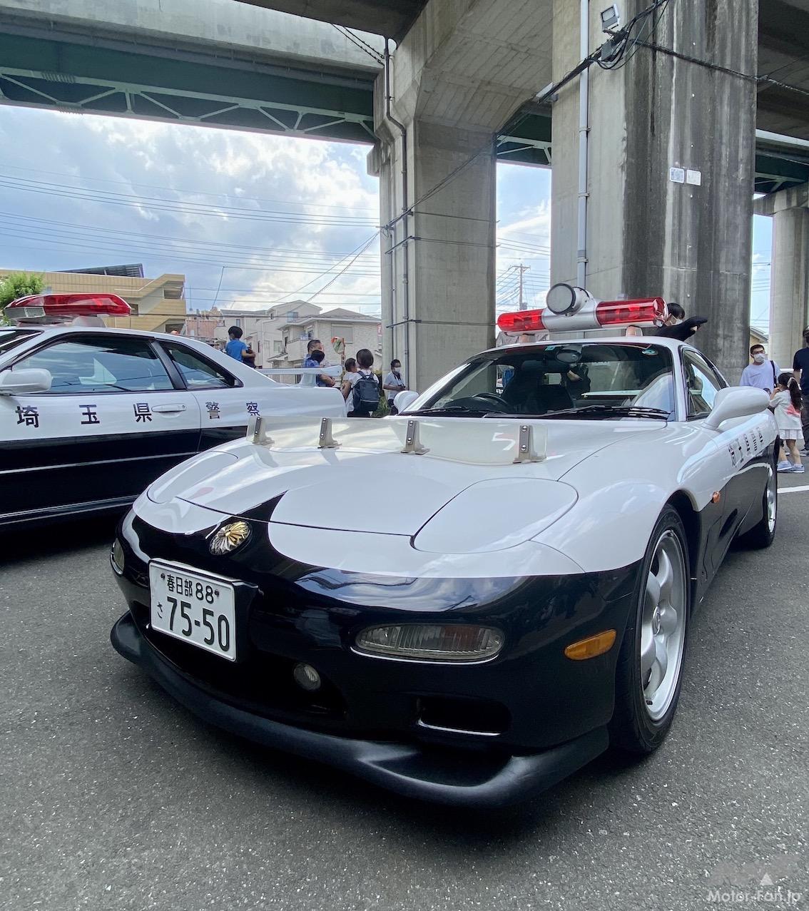 スズキ・ジムニーシエラ、FD型RX-7、R34 GT-Rのパトカーも 埼玉県警の