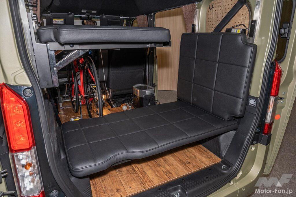 ボルトオンでOK！ お手軽だけど快適な車中泊仕様が完成するN-VAN用