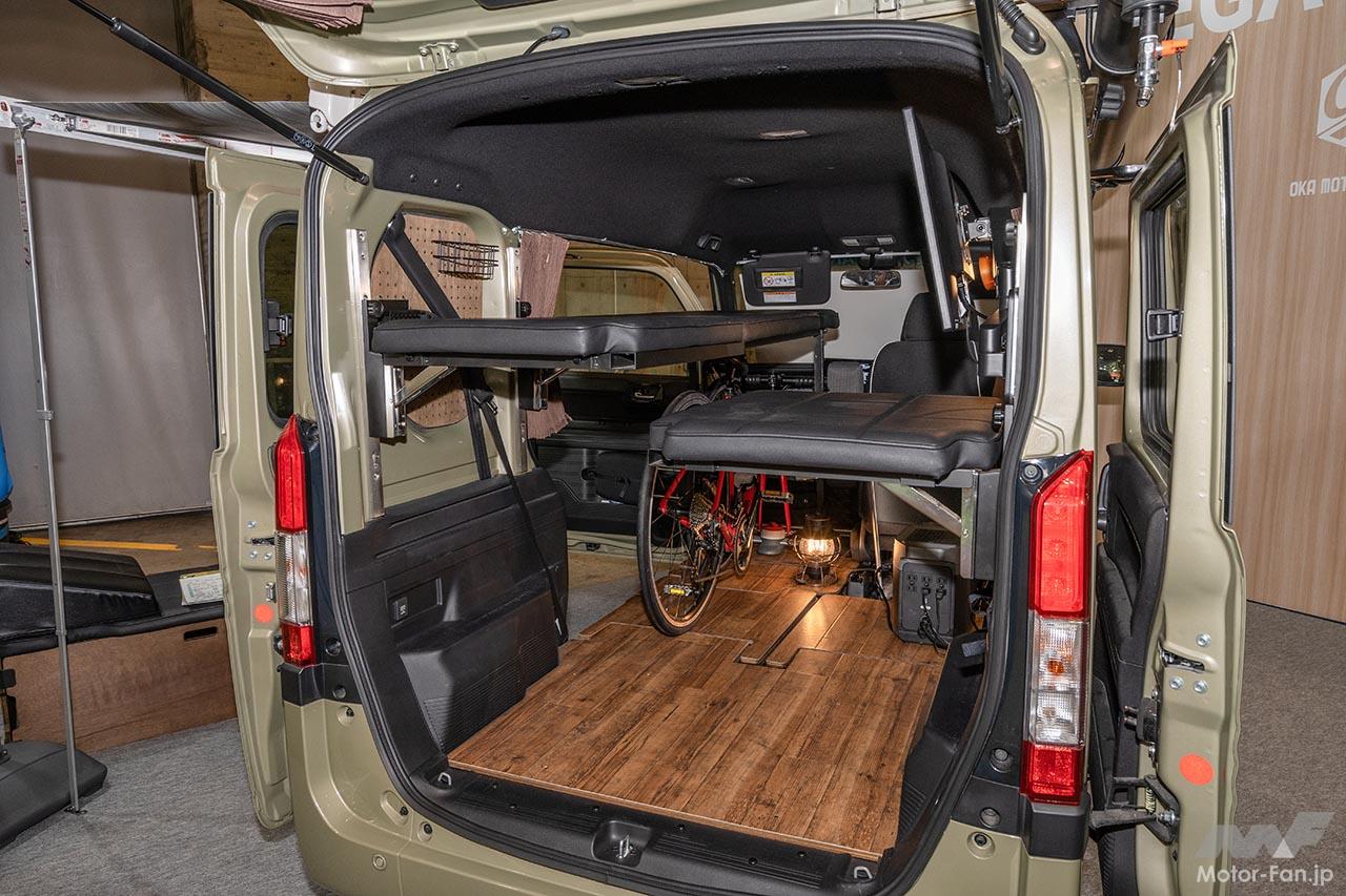 ボルトオンでOK！ お手軽だけど快適な車中泊仕様が完成するN-VAN用
