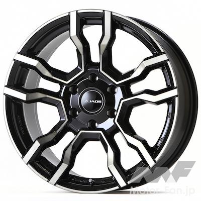 JAOS（ジャオス） バッカス CM-11 20×8.5+18 6H139.7 スモークポリッシュブラック
