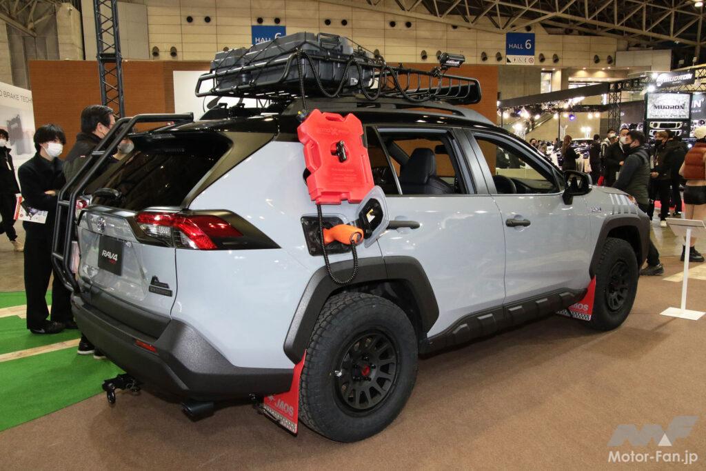 市販のカスタマイズパーツも組み合わせてよりタフに仕立てられたリヤまわり