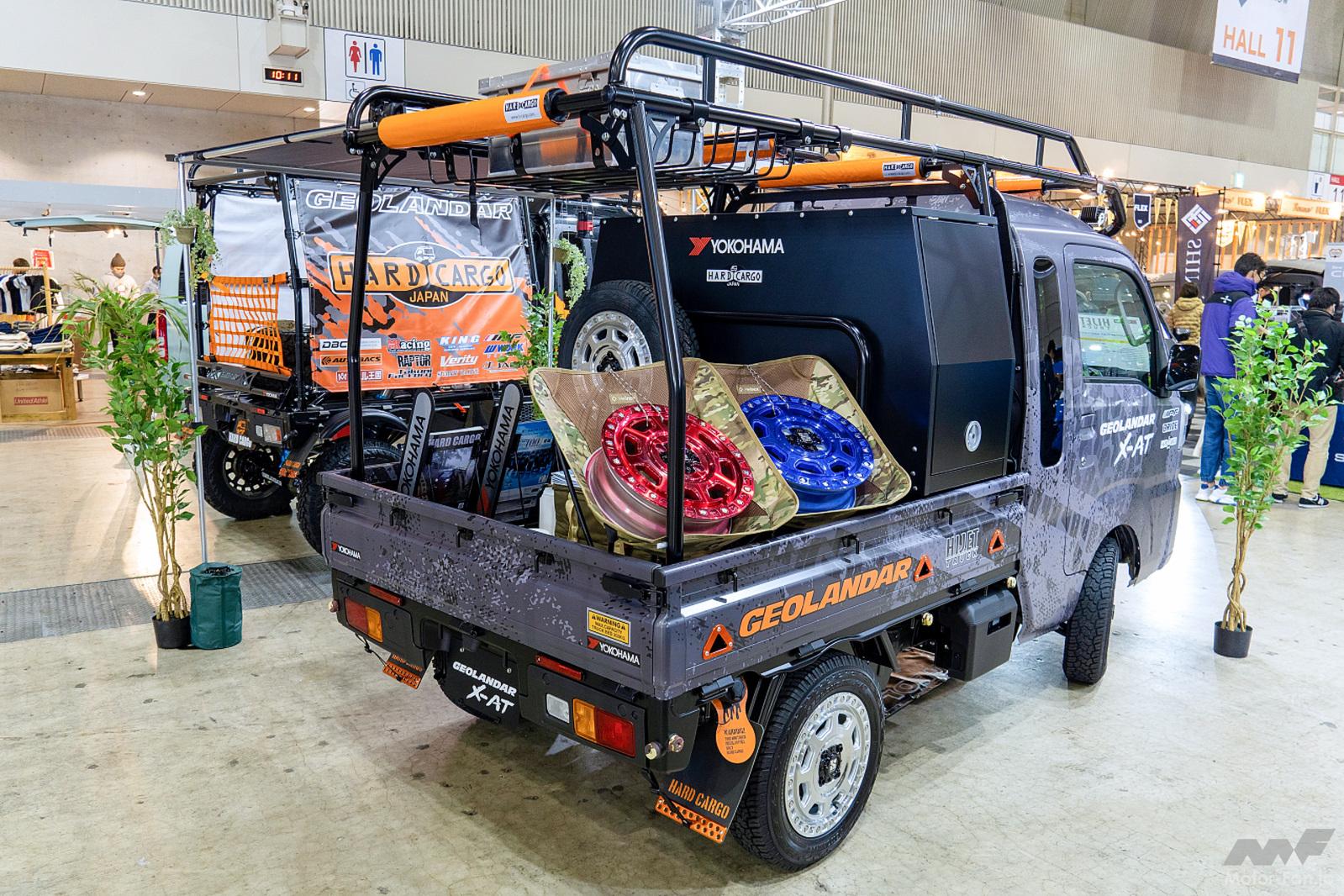 車中泊ならぬ“車上”泊！、カーゴ、サポートカーなど多彩な軽トラ