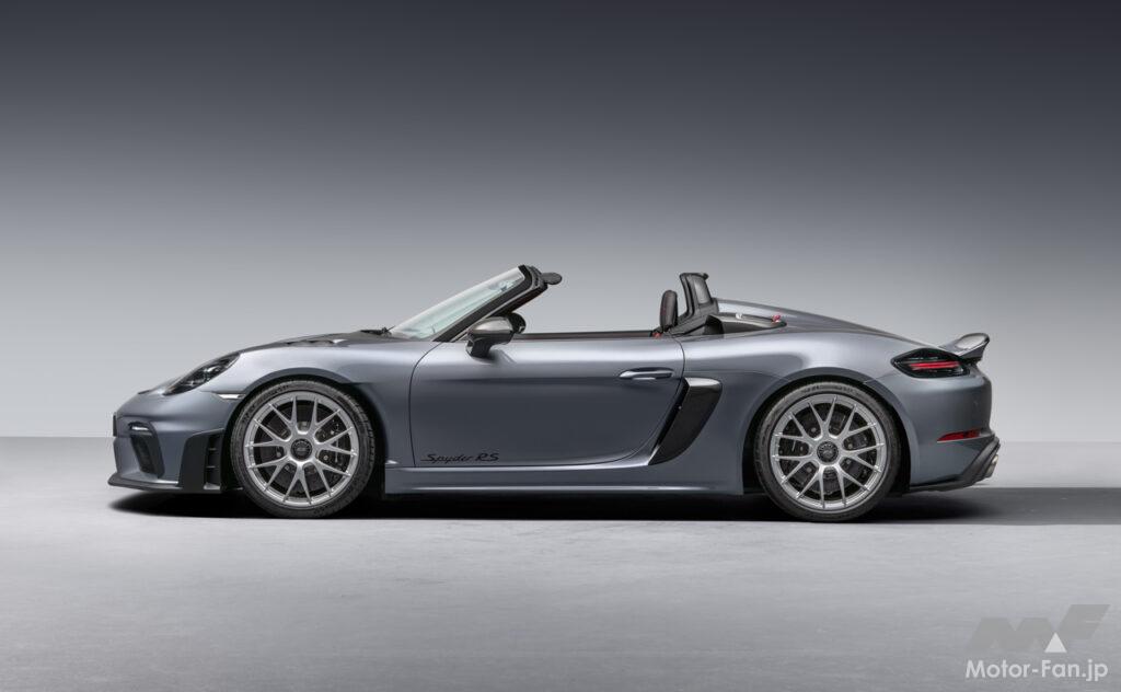 ポルシェ「718スパイダーRS」が登場！500psの自然吸気6気筒を