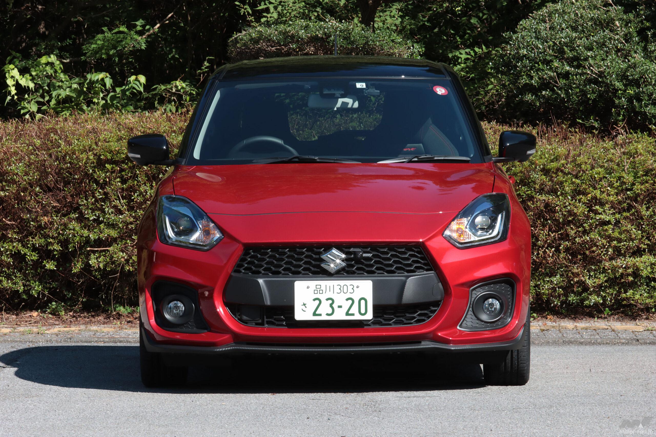 【スズキ・スイフトスポーツ】全長×全幅×全高：3890×1735×1500mm　ホイールベース：2450mm　トレッド前／後：1510／1515mm　最低地上高：120mm　最小回転半径：5.1m