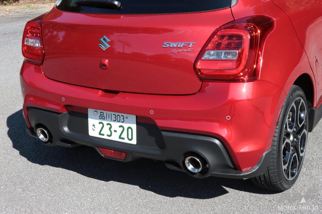 2020年5月のマイナーチェンジで追加された「リヤパーキングセンサー」用ソナー