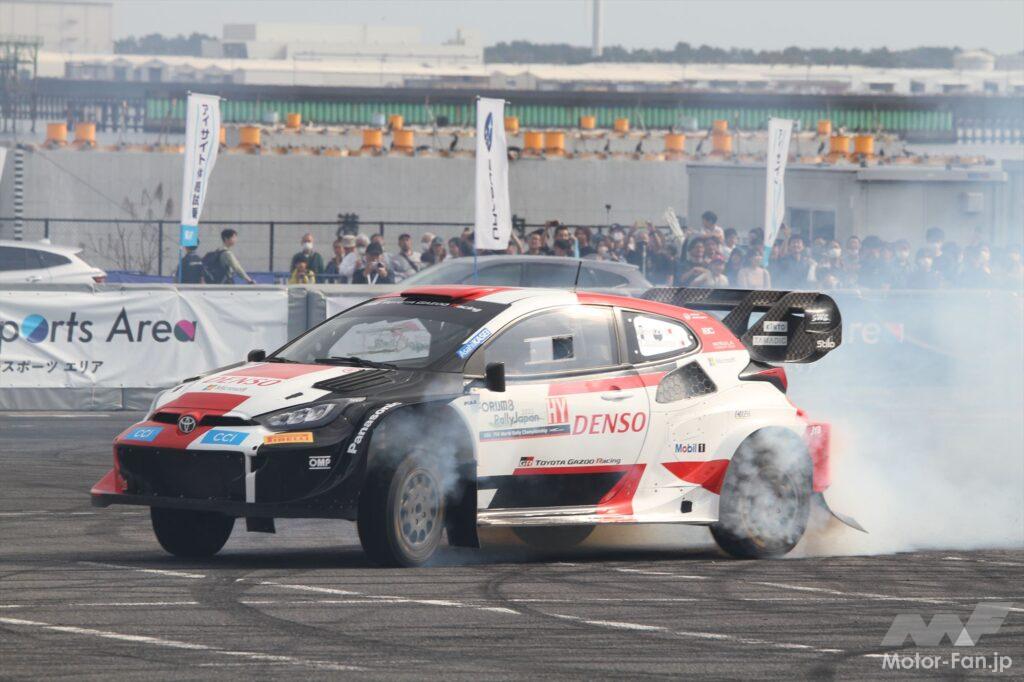 ラリージャパン出陣式”で勝田貴元らがデモラン＆必笑トークを披露！ 青