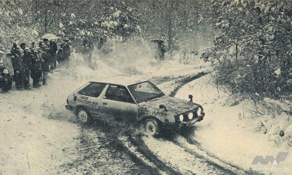 ラリーで活躍するレオーネ