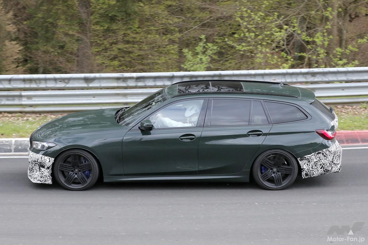 アルピナB3 ツーリング改良新型　プロトタイプ　スパイショット