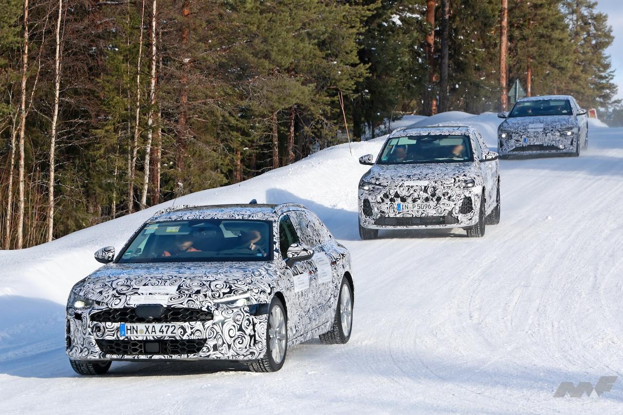 アウディ A7 アバント　次期型プロトタイプ