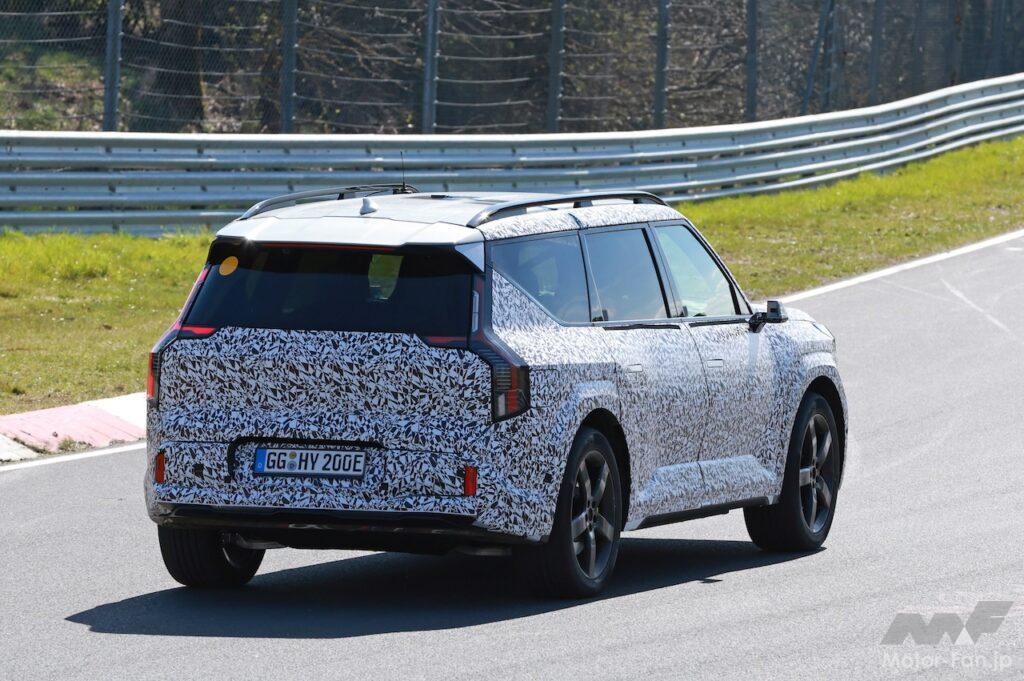 起亜 EV9 GT プロトタイプ　スパイショット