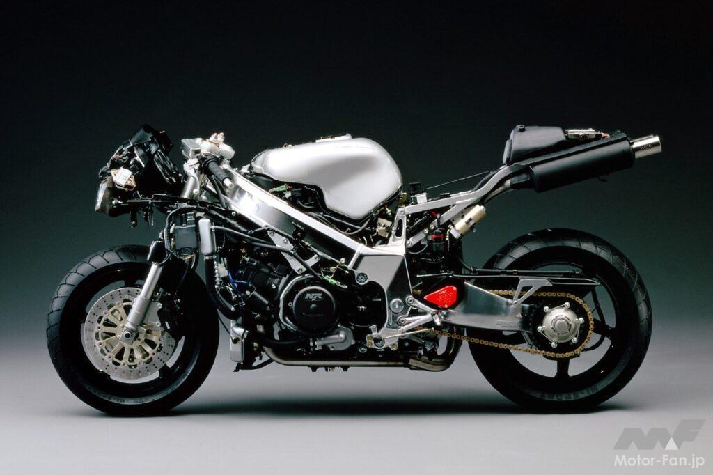 「ホンダNR」の車体構造