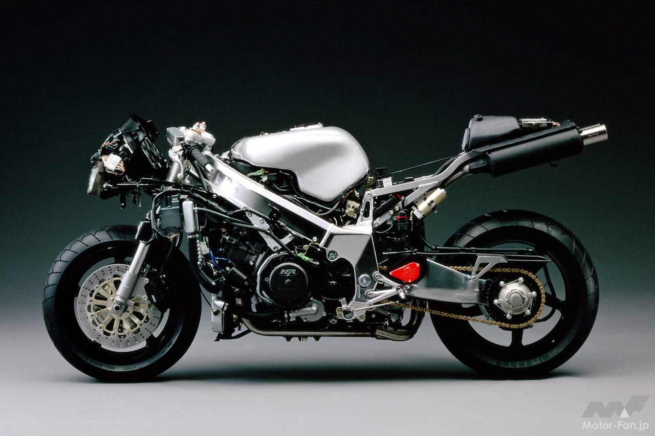 「ホンダNR」の車体構造