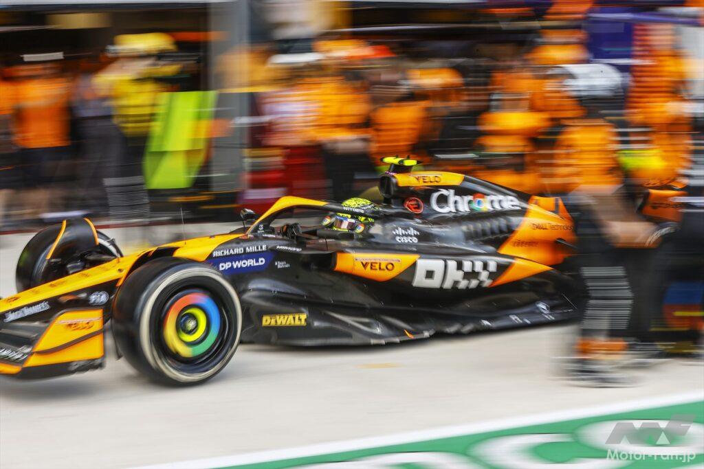 F1結果】マクラーレンのノリスがマイアミGPでF1初優勝！RBの角田裕毅は