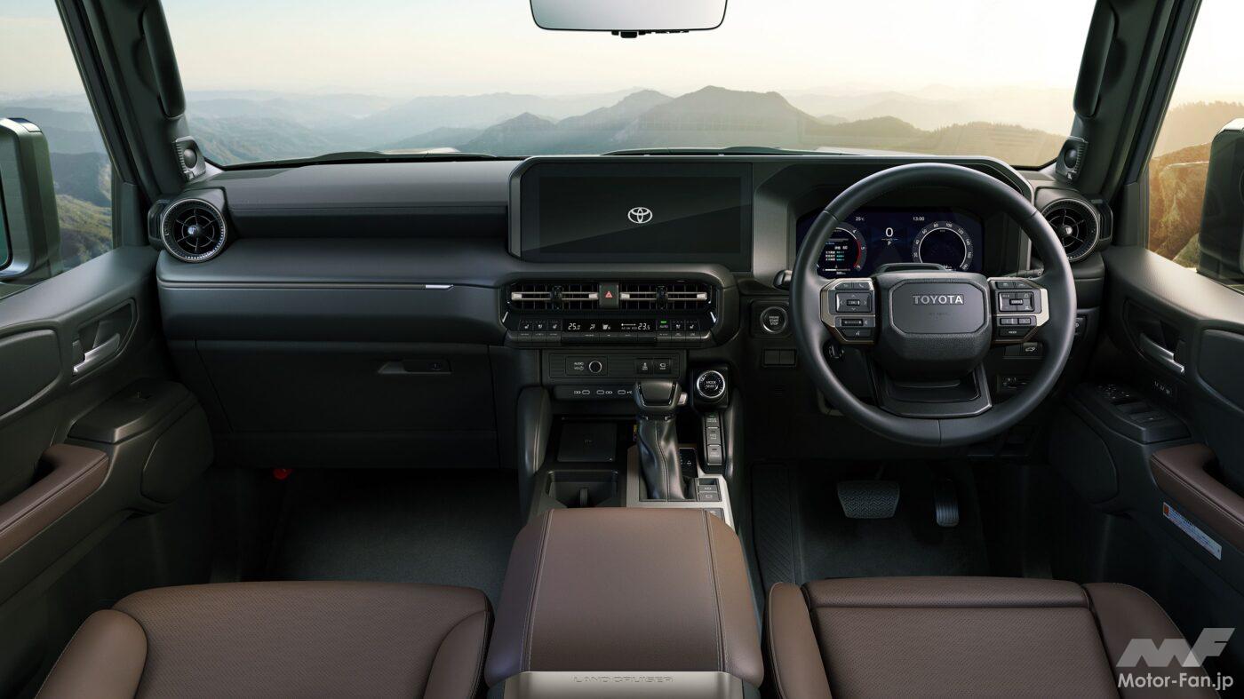 ランドクルーザー70のコクピット